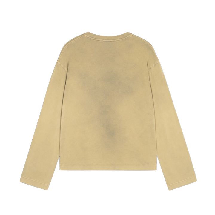 RIVERO - STUDIO WASHED LIGHTWEIGHT LONGSLEEVE CITRON