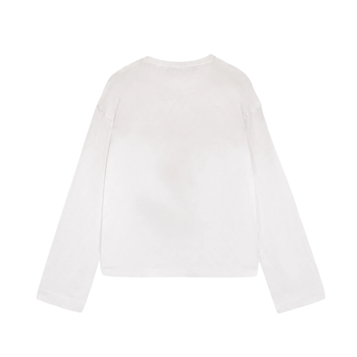 RIVERO - STUDIO WASHED LIGHTWEIGHT LONGSLEEVE WHITE