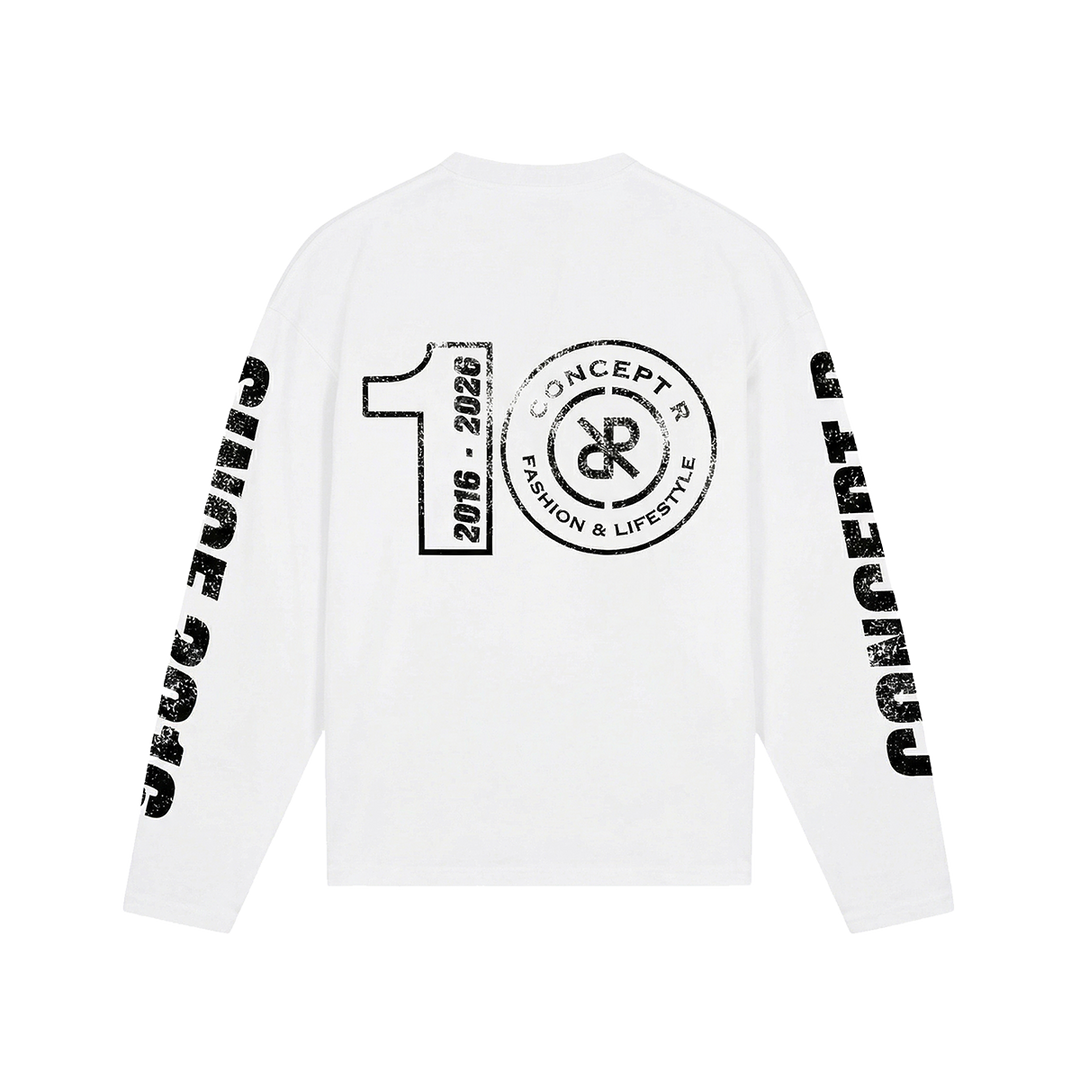 CONCEPT R - ANNIVERSARY LONGSLEEVE - WHITE