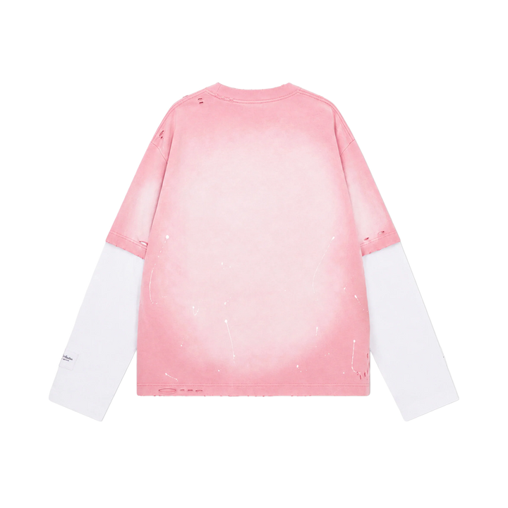 RIVERO - FADE ARTIFACT DAWN DOUBLE LAYERED TEE