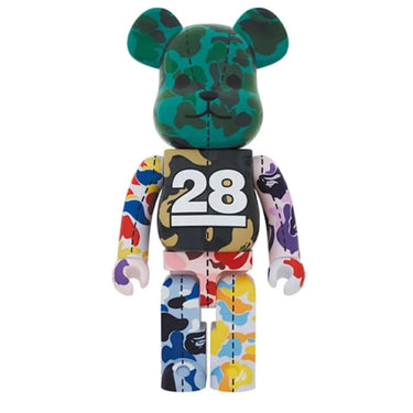 BEARBRICK X BAPE 28TH ANNIVERSERY #4 1000%