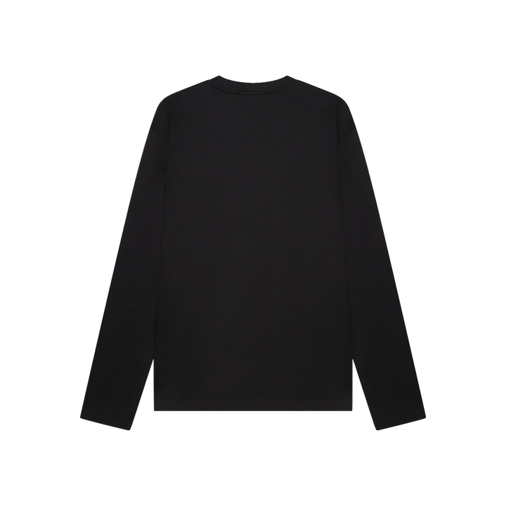 VALENZA - INTERLOCK SUPIMA T-SHIRT LONG SLEEVE - BLACK