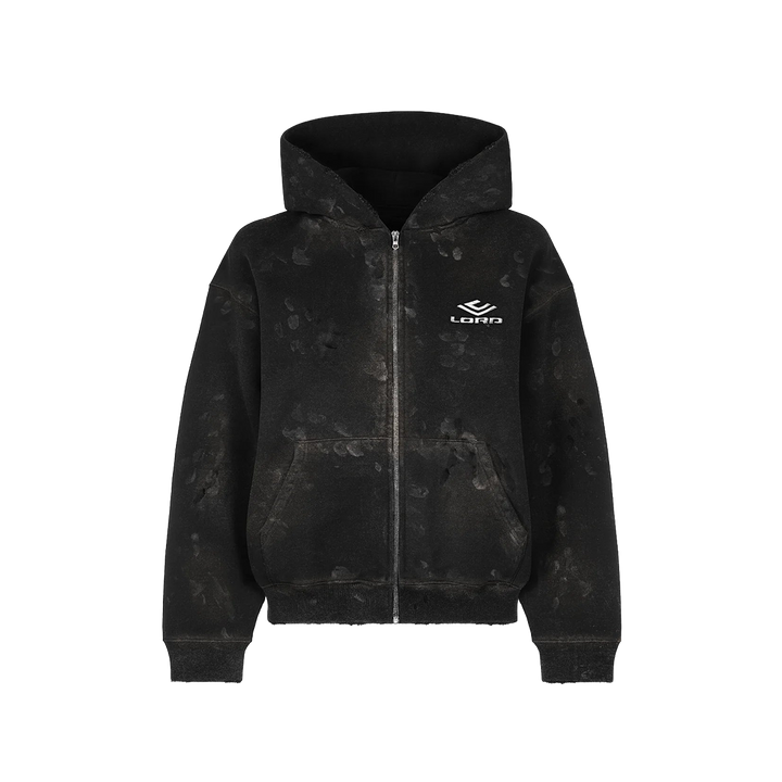 LORD CULTURE - REPLICA ZIP-HOODIE - BLACK