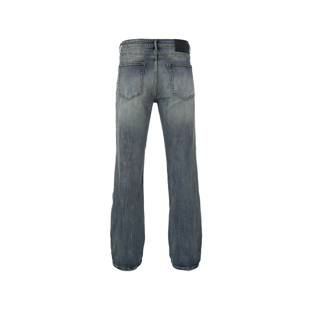 RIVERO - BLEACH WASHED DENIM JEANS