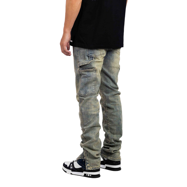 RIVERO - STRAIGHT WORKER DENIM JEANS