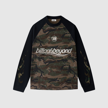 BILLION AND BEYOND - WAVE LONGSLEEVE - CAMO