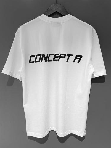 CONCEPT R - LOGO TEE WHITE BLACK