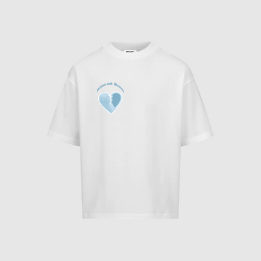 BILLION AND BEYOND - CRACK HEART - WHITE/BLUE
