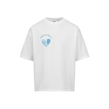 BILLION AND BEYOND - CRACK HEART - WHITE/BLUE