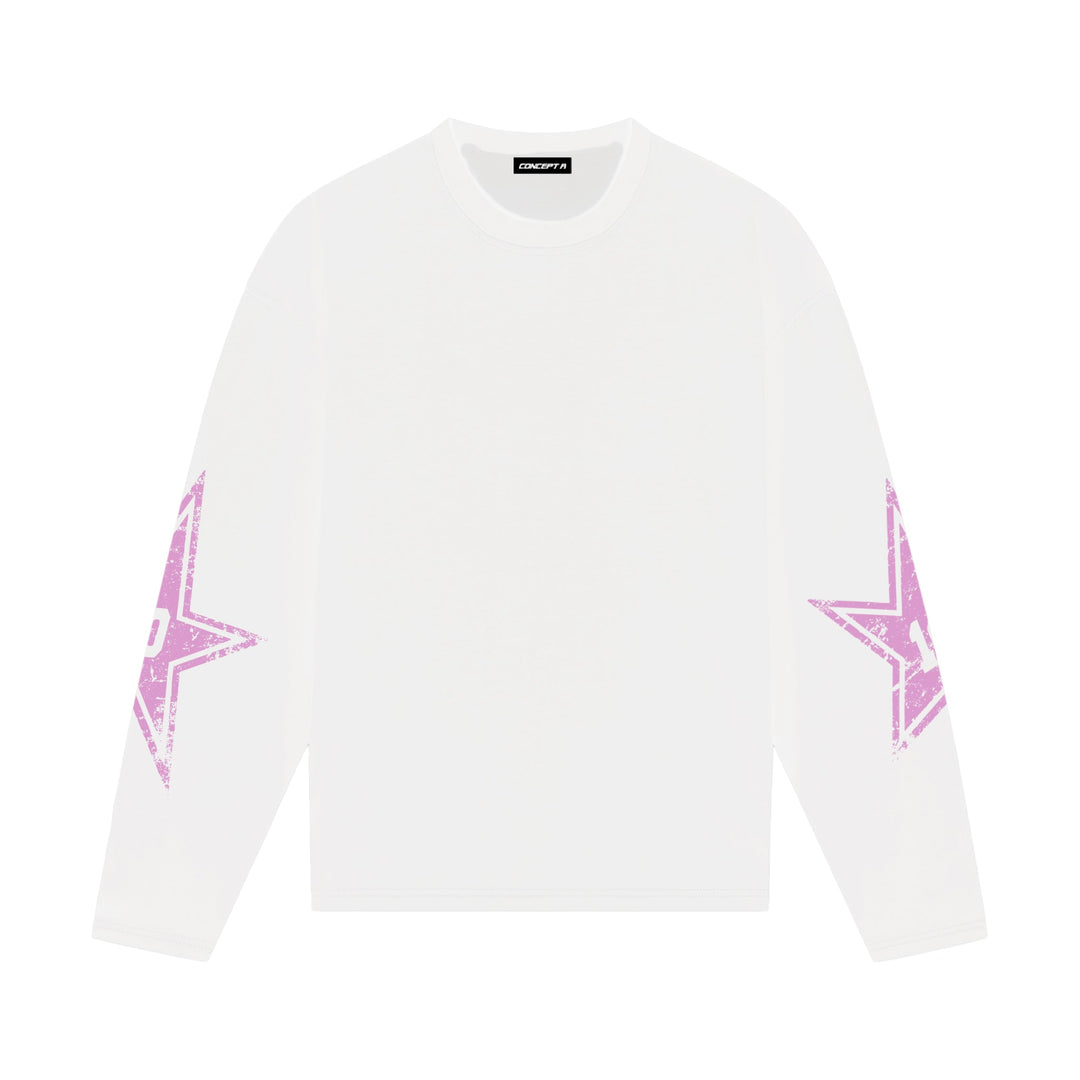 CONCEPT R - LEGACY LONGSLEEVE - WHITE PINK