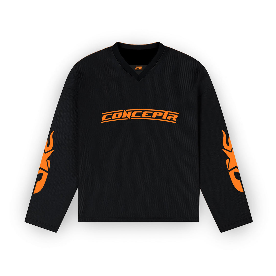 CONCEPT R - GAME CHANGER JERSEY - BLACK ORANGE