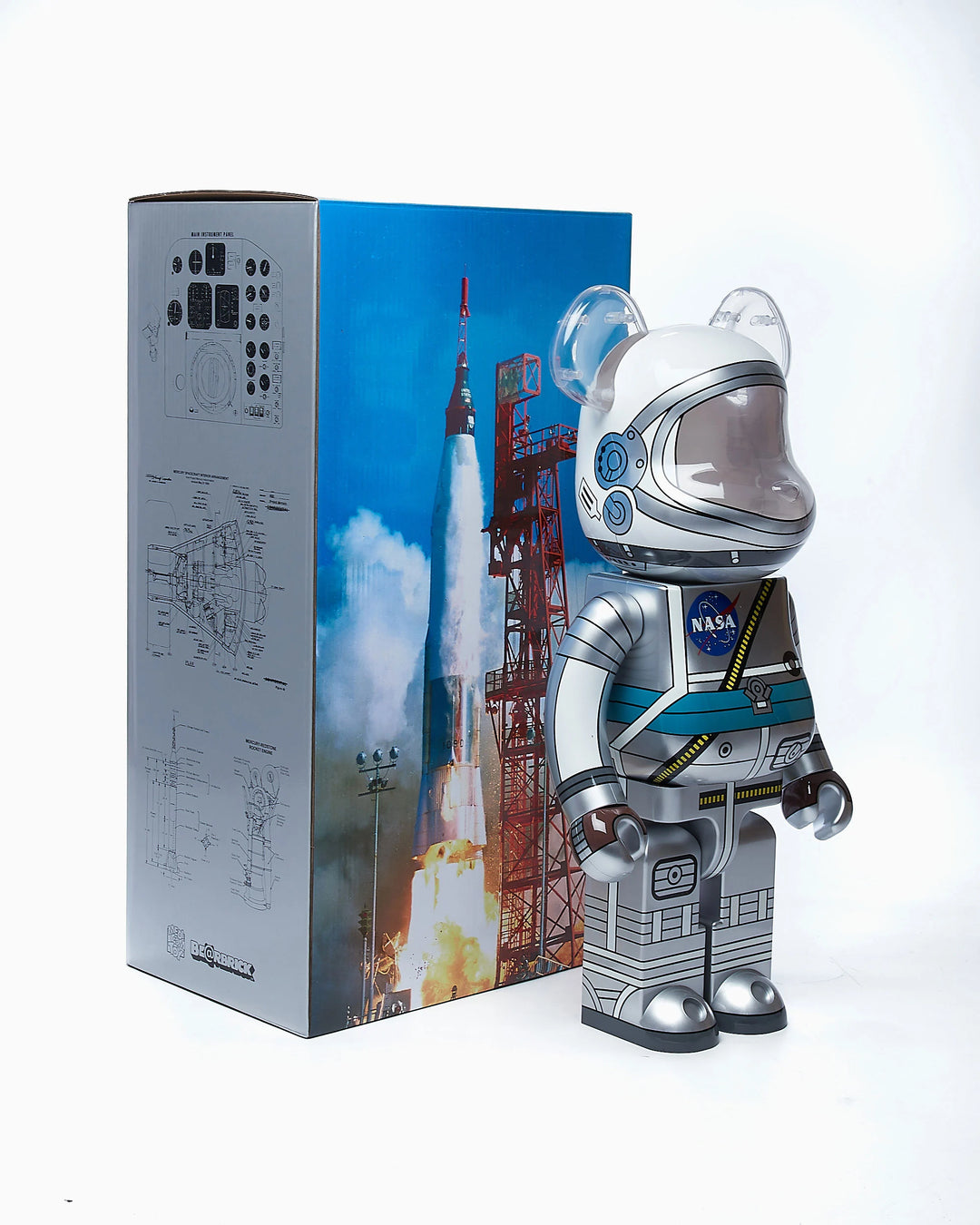 BEARBRICK PROJECT MERCURY ASTRONAUT 1000%