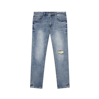 RIVERO - DESTROYER BUTTONED DENIM JEANS