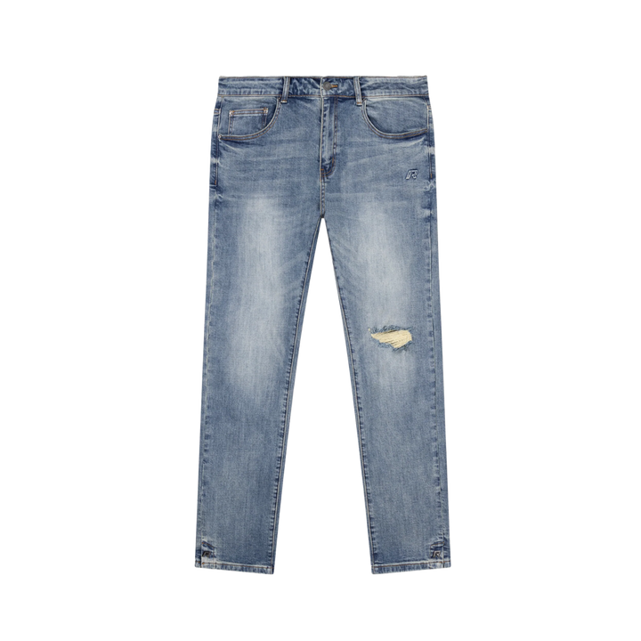 RIVERO - DESTROYER BUTTONED DENIM JEANS