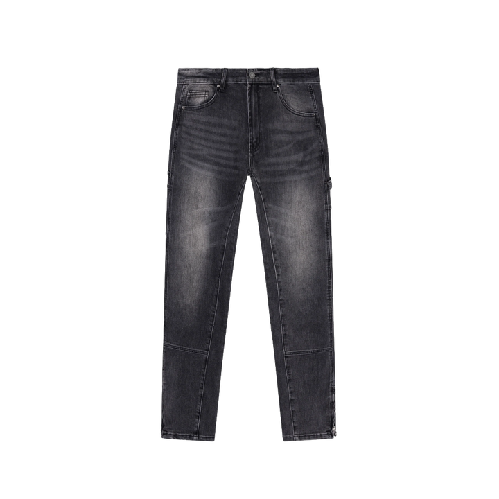 RIVERO - STRAIGHT WORKER JEANS BLACK
