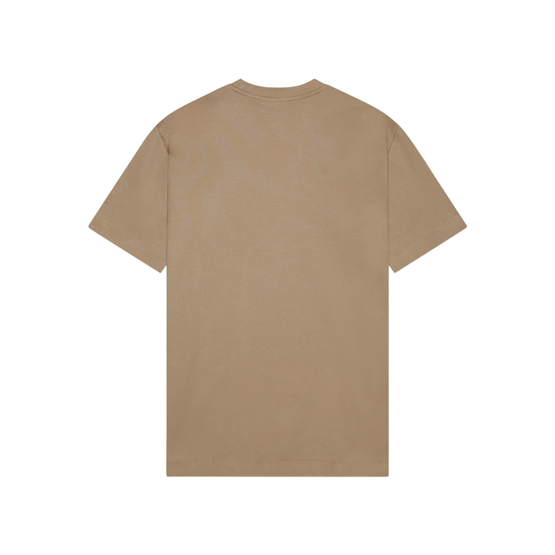 VALENZA - INTERLOCK SUPIMA T-SHIRT ALMOND