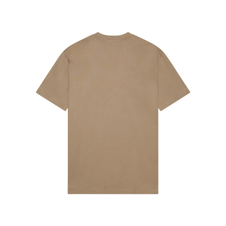 VALENZA - INTERLOCK SUPIMA T-SHIRT ALMOND