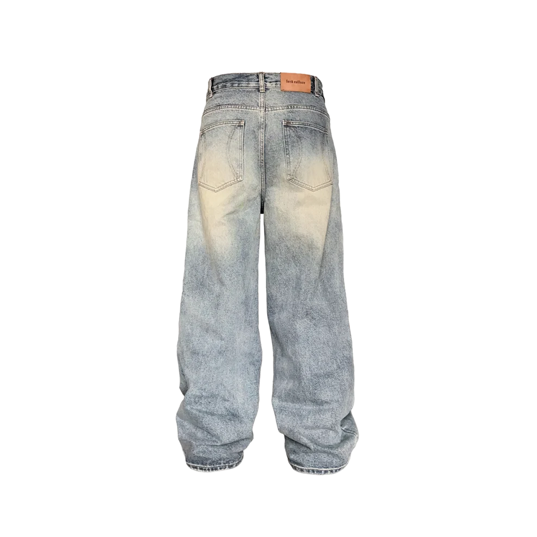 LORD CULTURE - DISTRESSED DENIM - BLUE