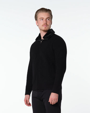 RIMA - FURNECK JACKET - BLACK