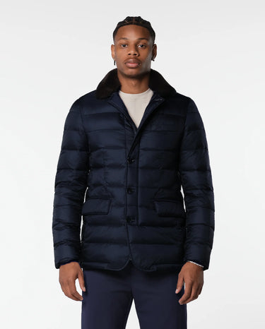RIMA - FURNECK DOWN COAT - NAVY
