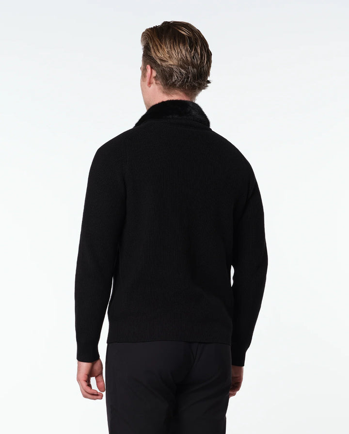 RIMA - FURNECK JACKET - BLACK