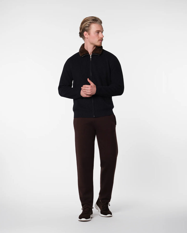 RIMA - FURNECK JACKET - NAVY