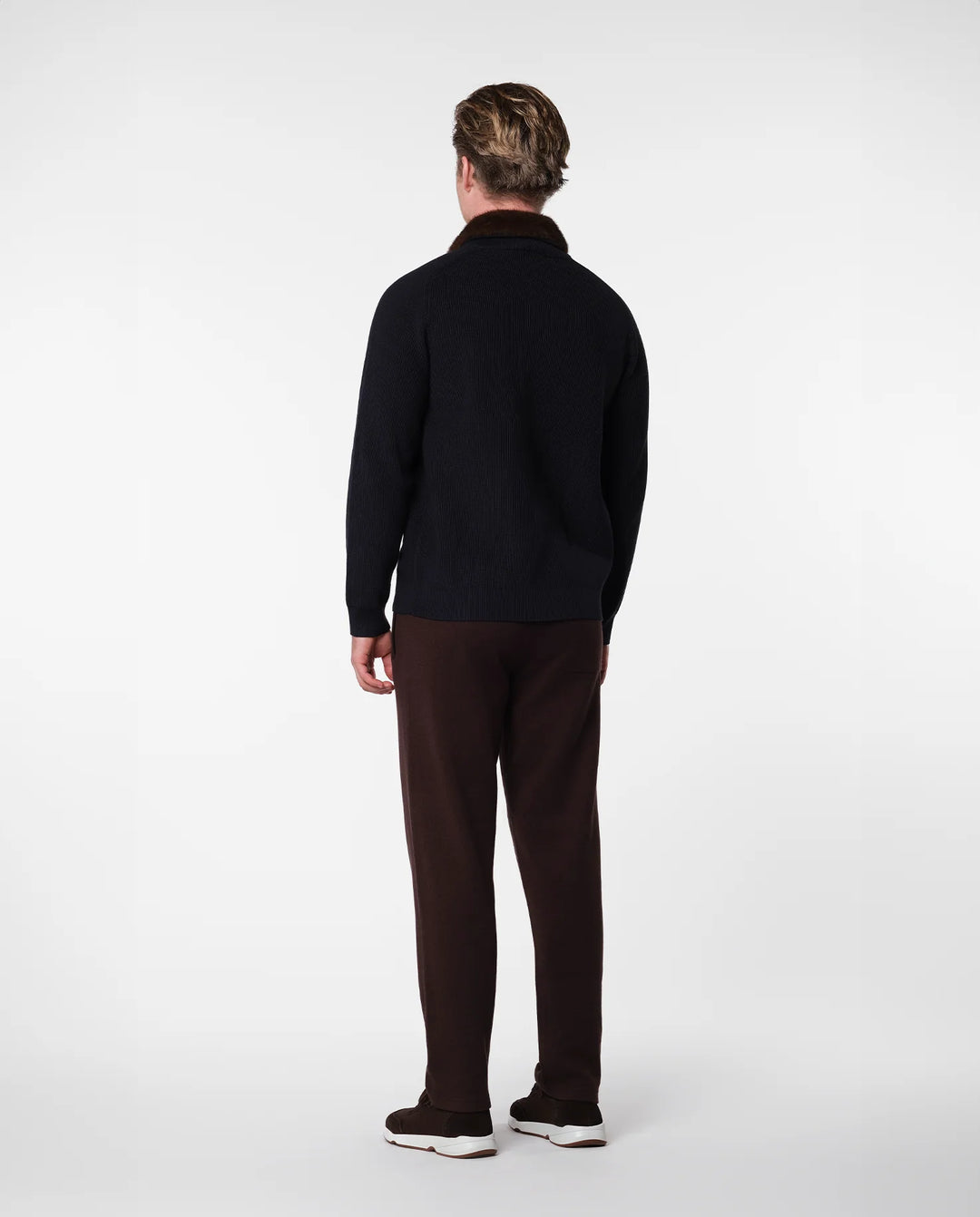 RIMA - FURNECK JACKET - NAVY