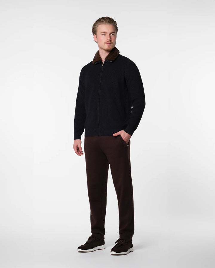 RIMA - FURNECK JACKET - NAVY