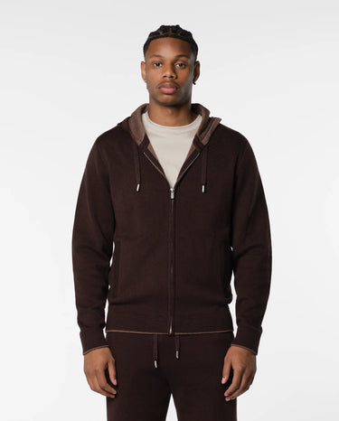 RIMA - WEEKEND ZIPPER VEST - BROWN