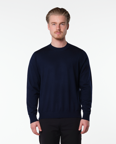 RIMA - CASHWOOL CREWNECK SWEATER NAVY