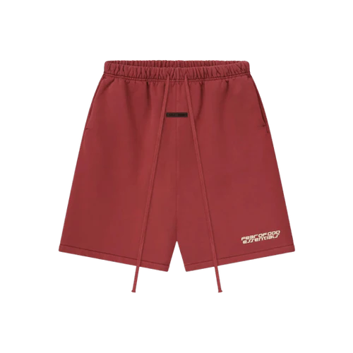 FEAR OF GOD ESSENTIALS - CRIMSON LONGSLEEVE SET
