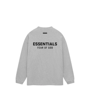 FEAR OF GOD ESSENTIALS FLEECE CREWNECK LIGHT HEATH