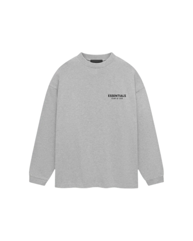 FEAR OF GOD ESSENTIALS FLEECE CREWNECK LIGHT HEATH