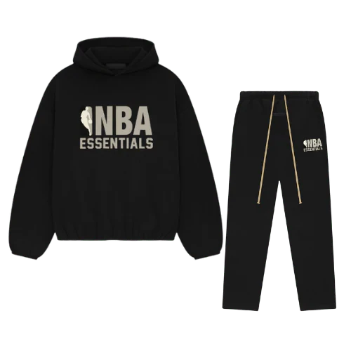 FEAR OF GOD ESSENTIALS - NBA BLACK FULL SET