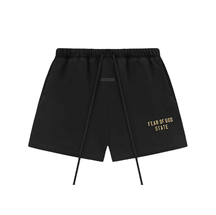 FEAR OF GOD ESSENTIALS - FW24 SHORTS - BLACK/YELLOW