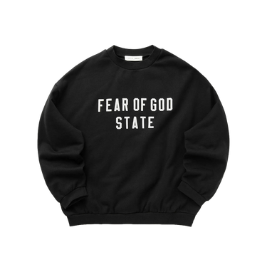 FEAR OF GOD ESSENTIALS - STATEMENT SWEATER BLACK