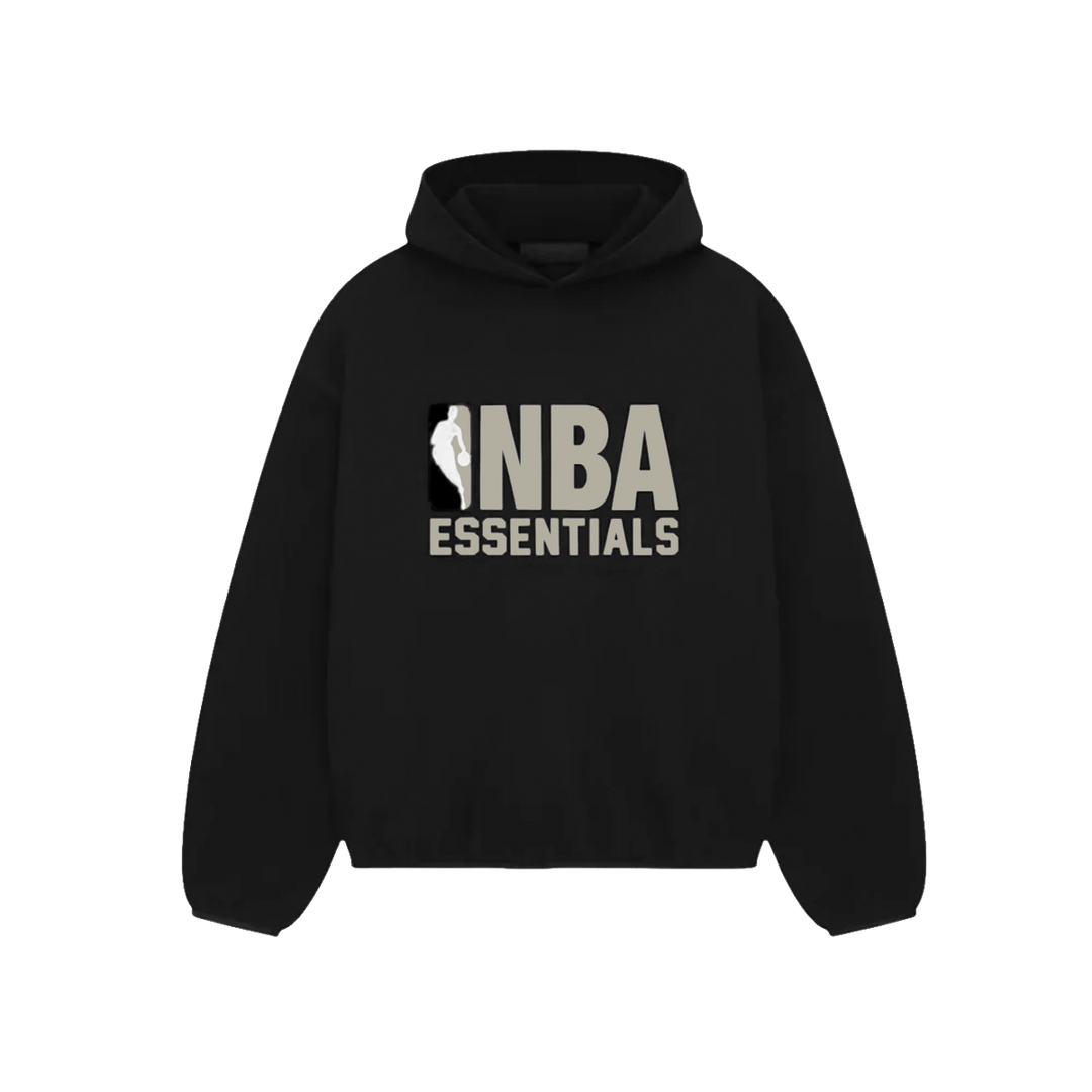 FEAR OF GOD ESSENTIALS - NBA BLACK/GREY HOODIE