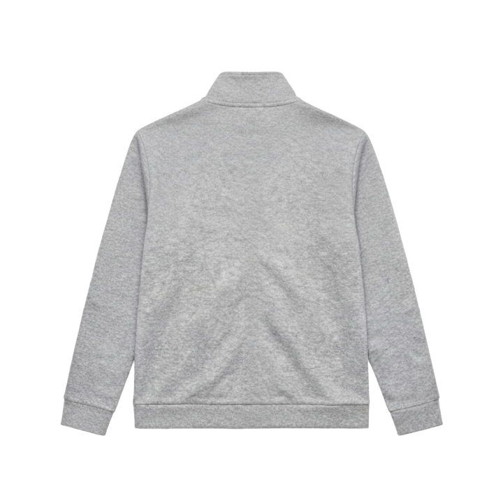 VALENZA - FLEECE ZIP SWEATER LIGHT GREY