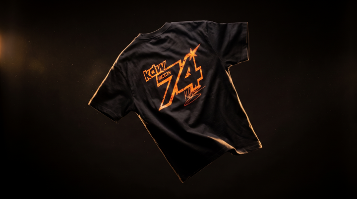 CONCEPT R X KDW - LIMITED EDITION T-SHIRT BLACK/ORANGE