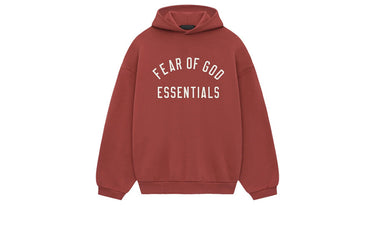 FEAR OF GOD ESSENTIALS - CRIMSON HOODIE