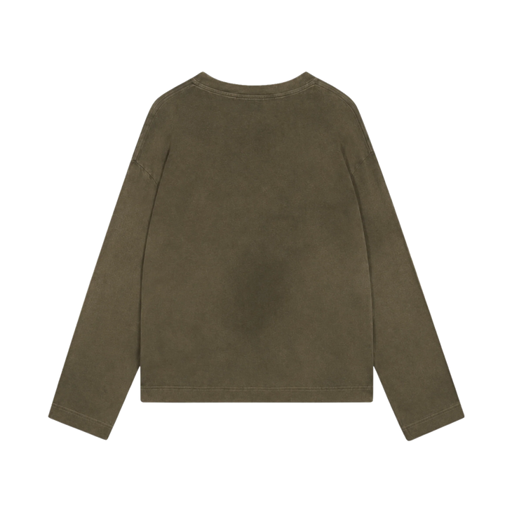 RIVERO - STUDIO WASHED LIGHTWEIGHT LONGSLEEVE OLIVE