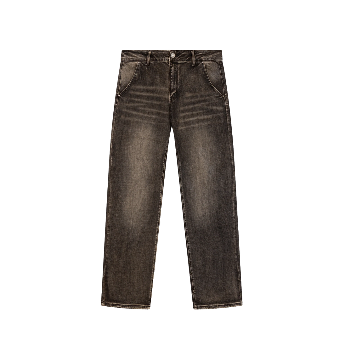 RIVERO - RELAXED SHADOW WASHED DENIM JEANS
