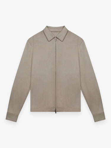 VALENZA-ZWAAR SUPIMA OVERSHIRT LEAD GREY