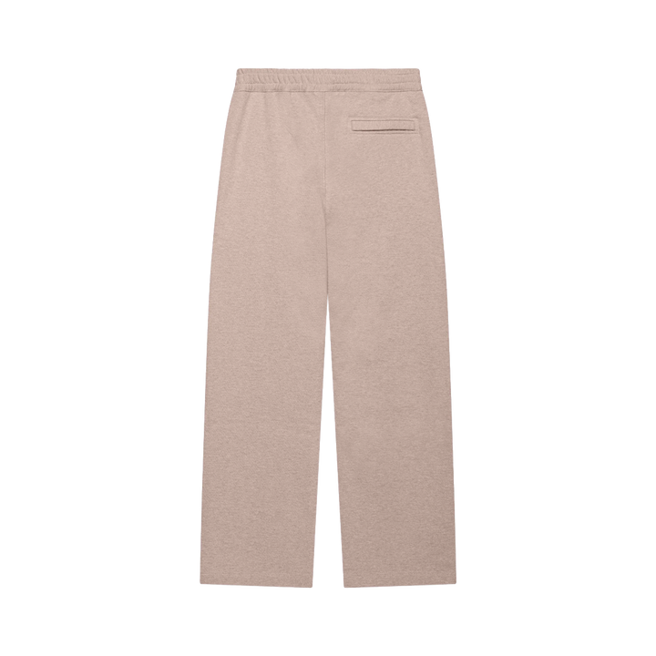 VALENZA - FLEECE ZIP SPORT TROUSERS LIGHT TAUPE MELANGE