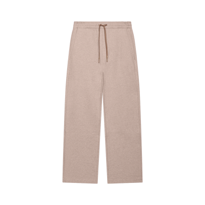 VALENZA - FLEECE ZIP SPORT TROUSERS LIGHT TAUPE MELANGE