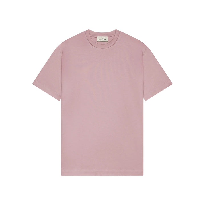 VALENZA - INTERLOCK SUPIMA T-SHIRT DUSTY PINK