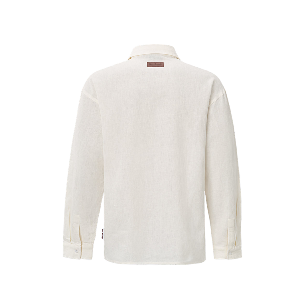 RIVERO - LINEN SHIRT WHITE