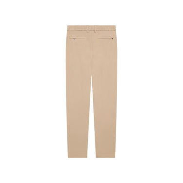 VALENZA - WARM TECH STRETCH TAPERED TROUSERS - BEIGE