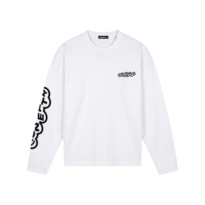 CONCEPT R - BUBBLE LONGSLEEVE - WHITE
