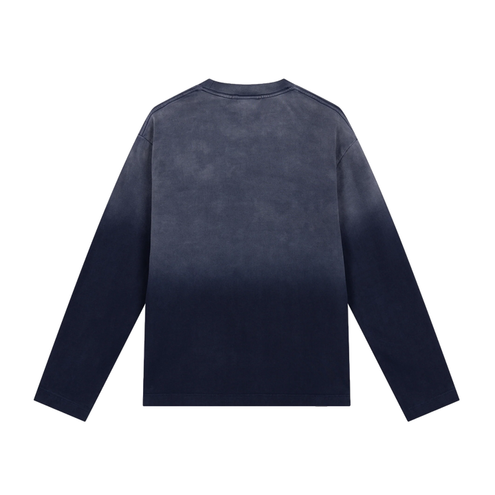RIVERO - MIDNIGHT WASHED STATEMENT LONGSLEEVE TEE